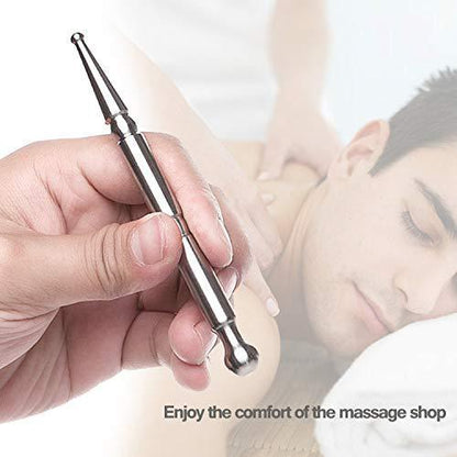 Manual Acupuncture Pen: Stainless Steel Meridian Dredging Tool
