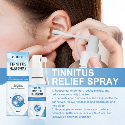 Relieving Ear Tinnitus Relief Spray