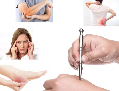 Manual Acupuncture Pen: Stainless Steel Meridian Dredging Tool